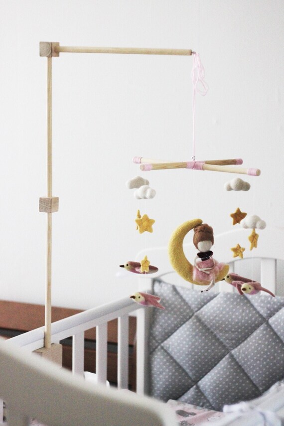 Baby Mobile Hanger Baby Crib Wooden Mobile Arm Baby Mobile Etsy