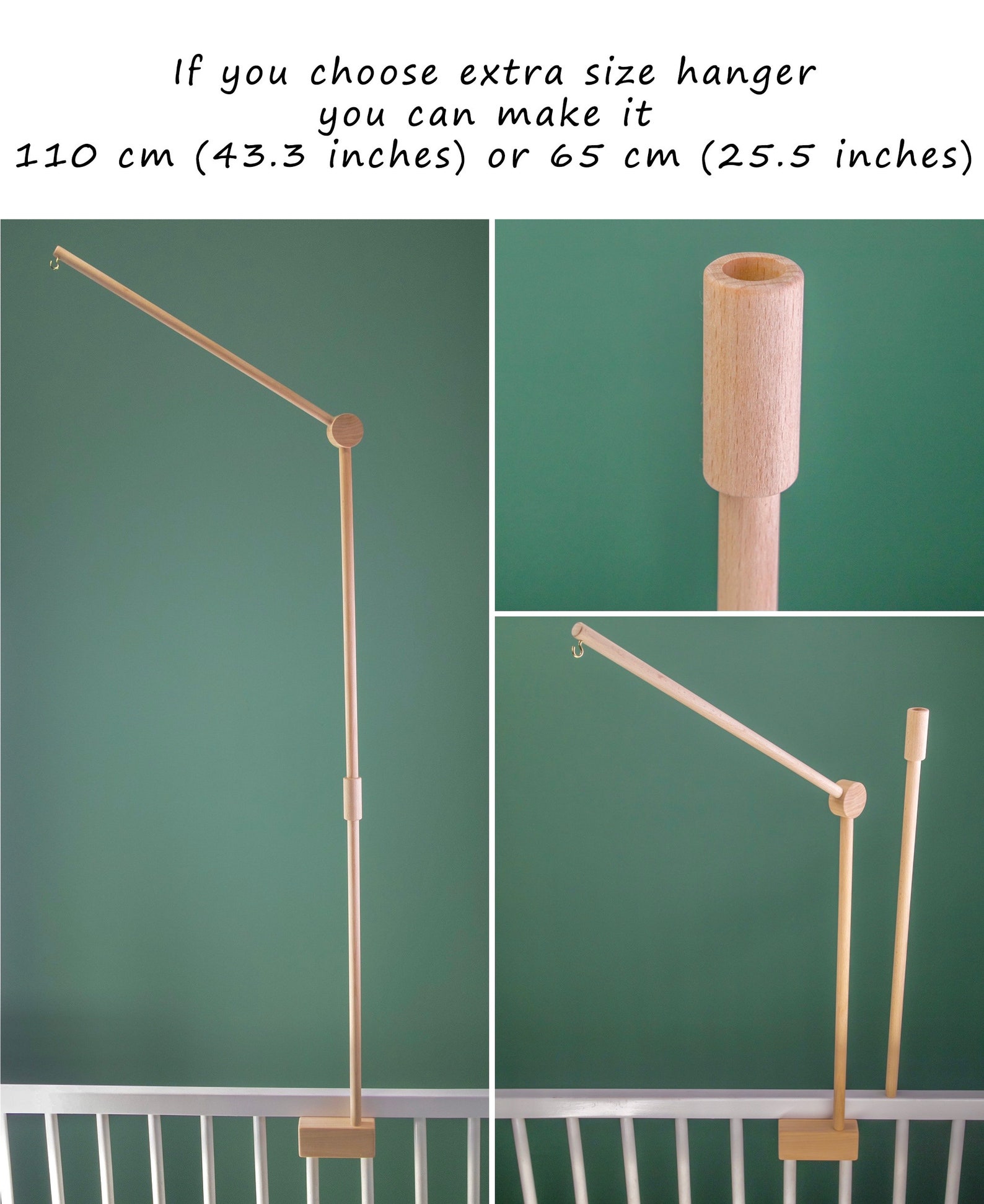 Eco Natural Baby Mobile Hanger From 75х40cm 30x16'' Etsy