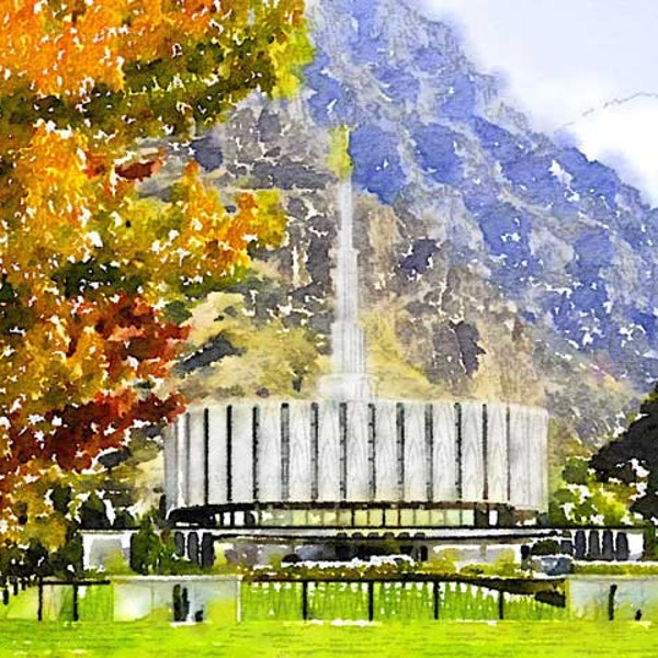 Provo Temple - Etsy