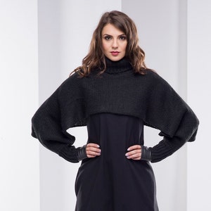 knitted poncho dress Brushed Knit Poncho | Desert Clay