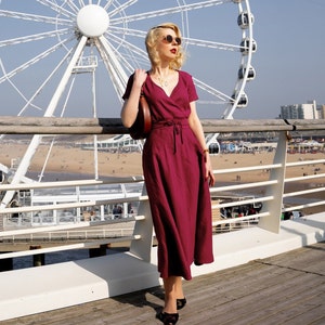 Elevate your wardrobe with our versatile and chic linen dress, designed for both comfort and style. Made from 100% pure linen, this dress is the perfect choice for warm-weather days, offering breathability and a natural elegance