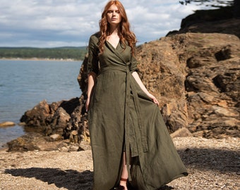 etsy wrap dress