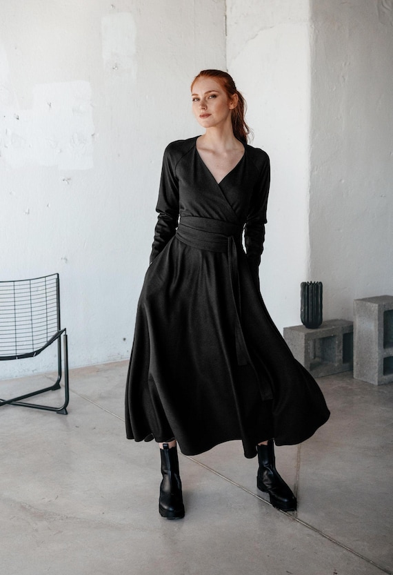 wrap fit and flare dress Fit and Flare Versatile Elegance Dress main image 0