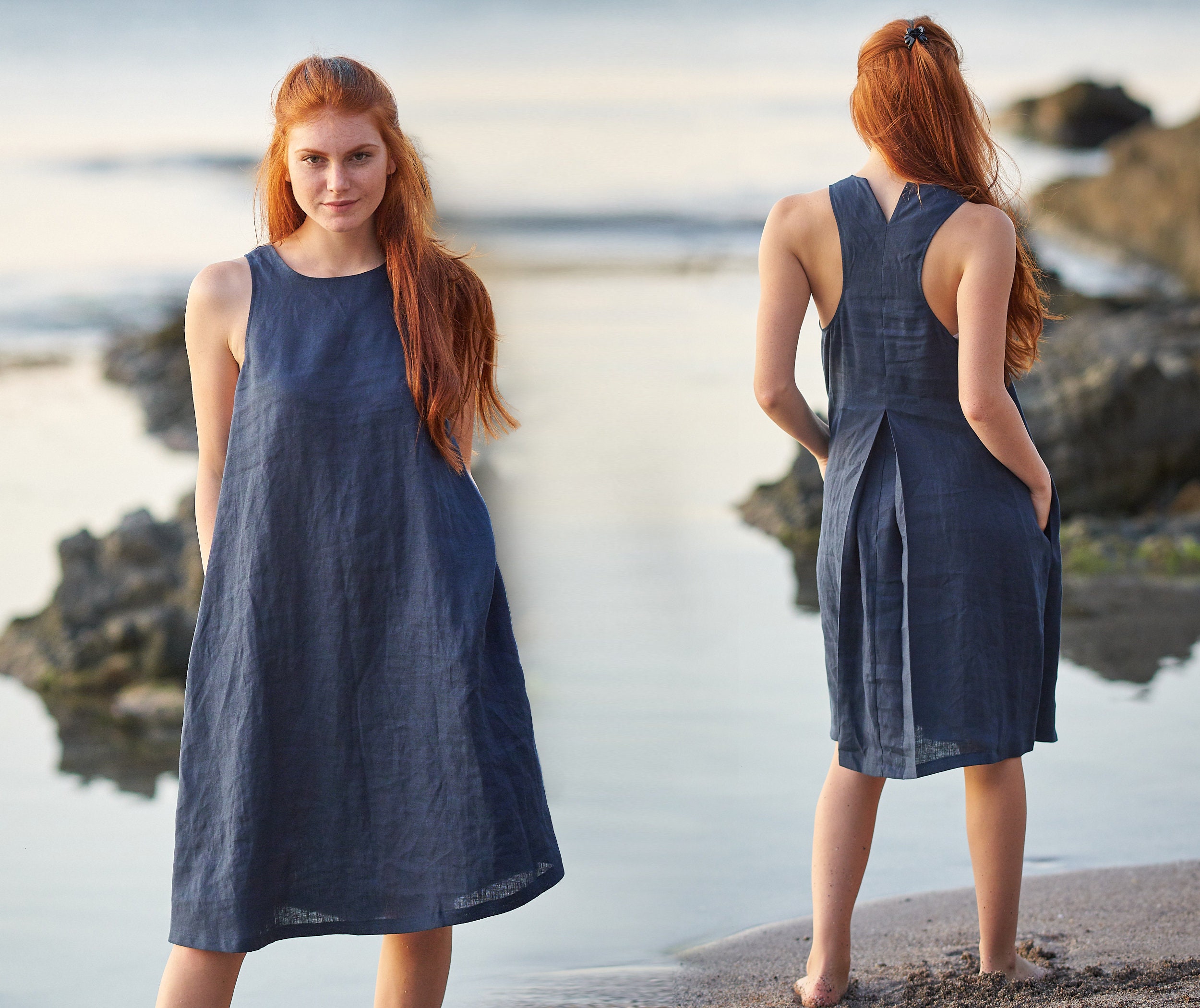 【未使用タグ付き】MADISON BLUE DRESS VEST LINEN New linen double-breasted women's suit jacket + vest vest +