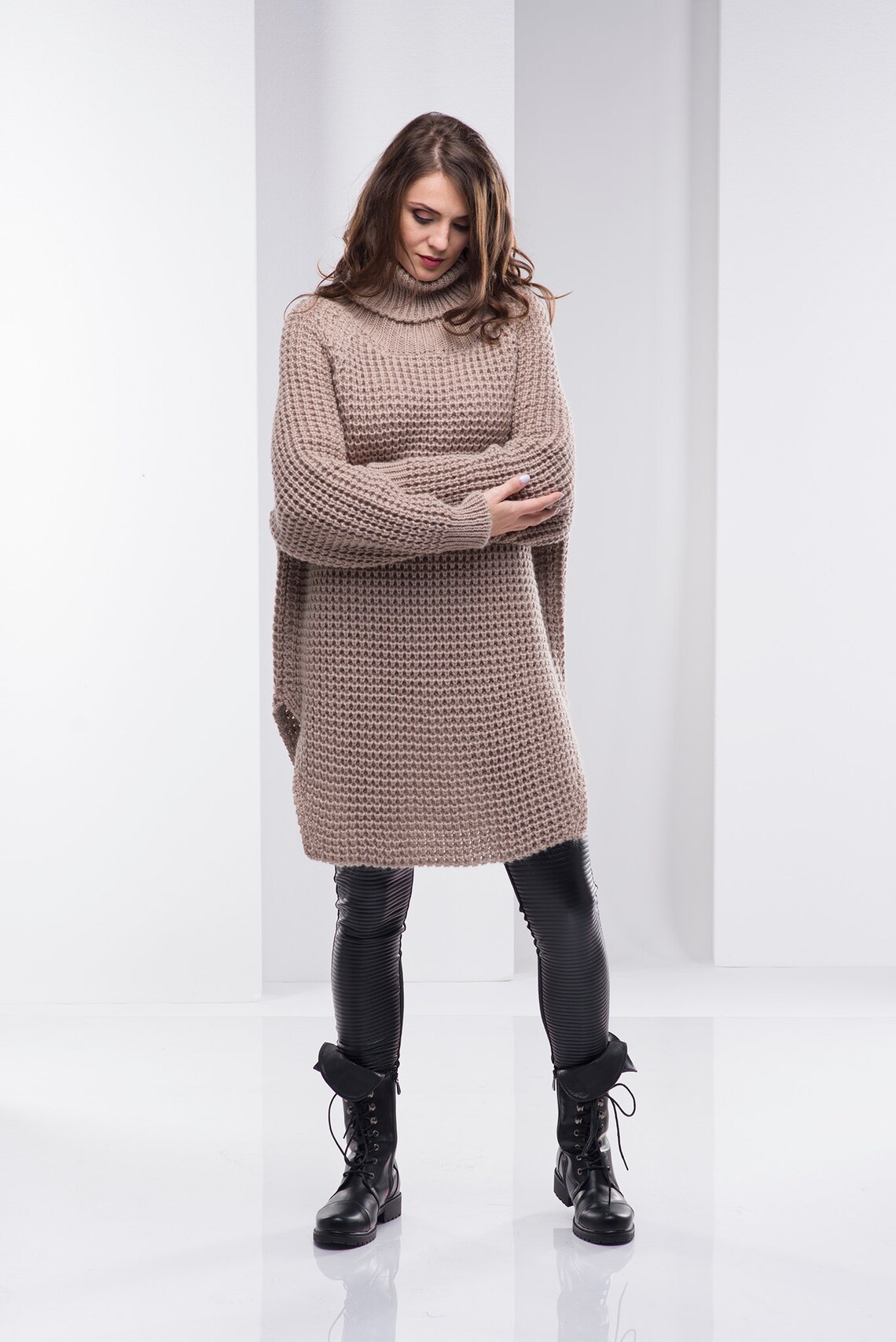 plus size tunic length sweaters