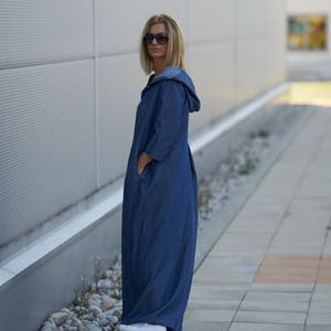 Plus Size Maxi Dress Women Maxi Dress Denim Dress Boho - Etsy