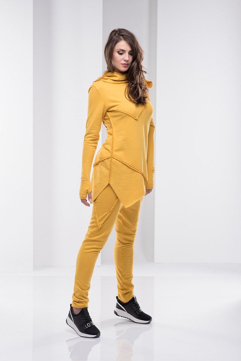 Long Sleeve Top Mustard Yellow Top Plus Size Clothing Elegant Top High Neck Top Casual Yellow Top,Activewear Top Mustard Yellow Blouse