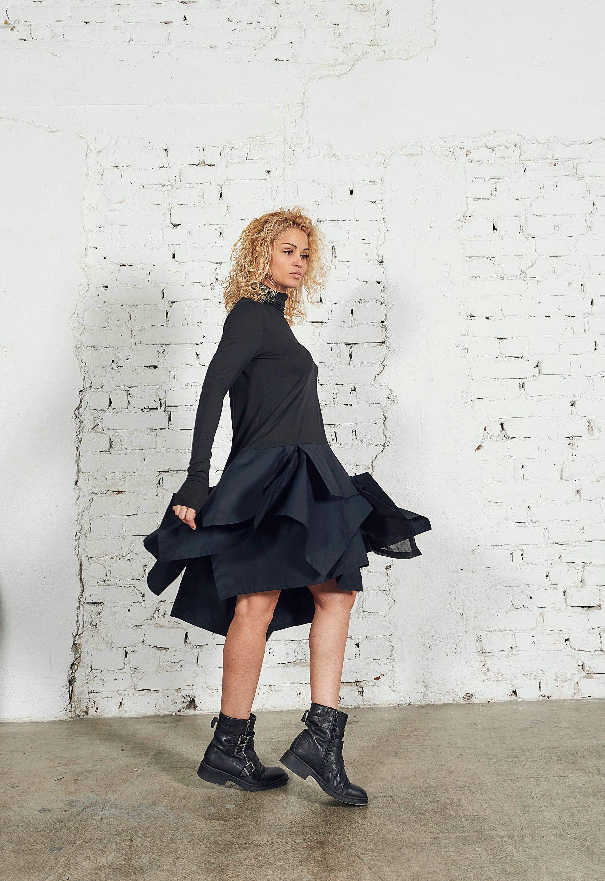 Black Cocktail Dress Trendy Plus Size Dress Plus Size | Etsy