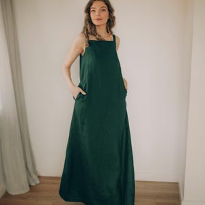 Casual Emerald Green Dress - Etsy