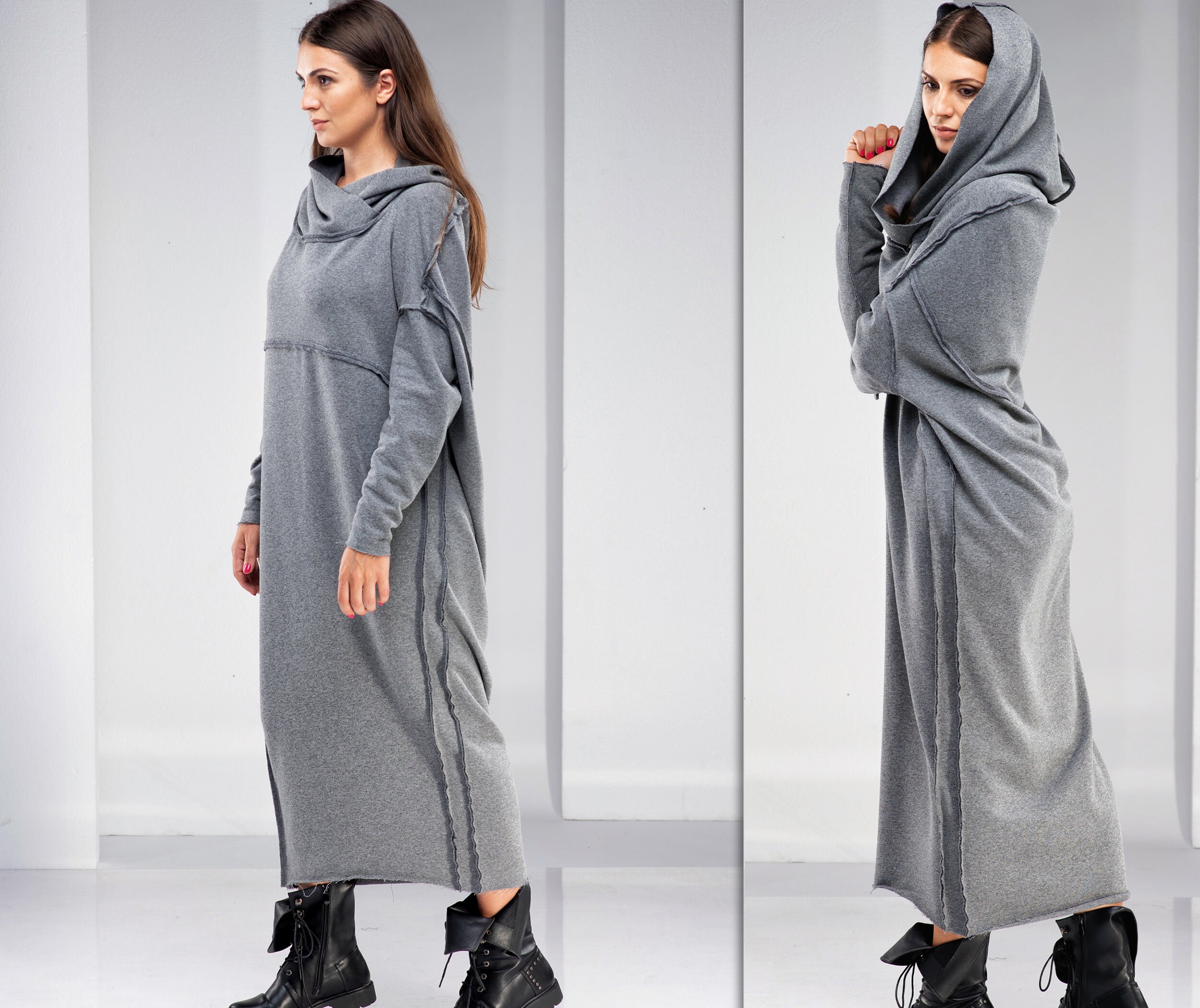 plus size long sweatshirt dress