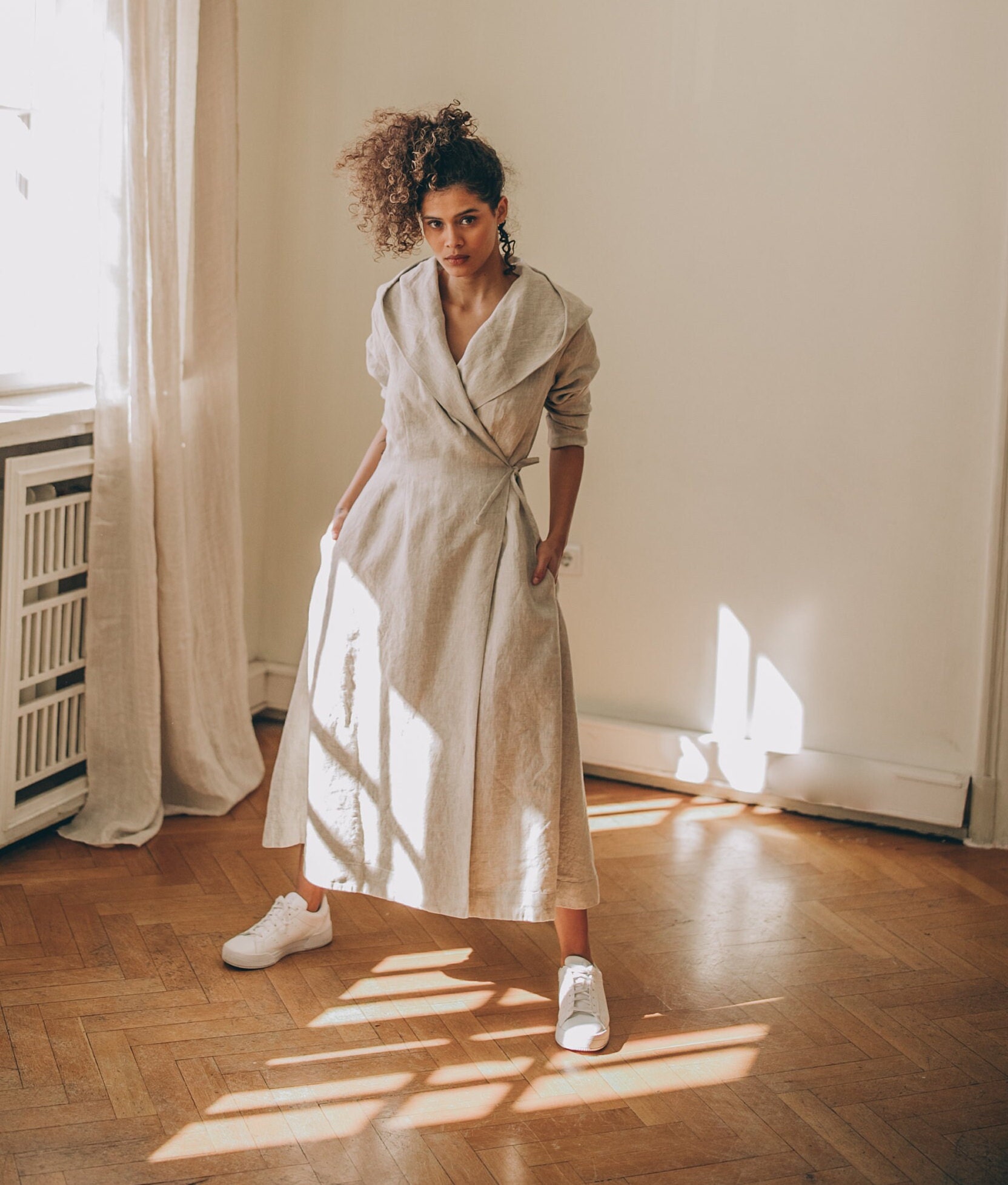 Summer Linen Coat, Maxi Cardigan for Women, Long Linen Jacket - Etsy