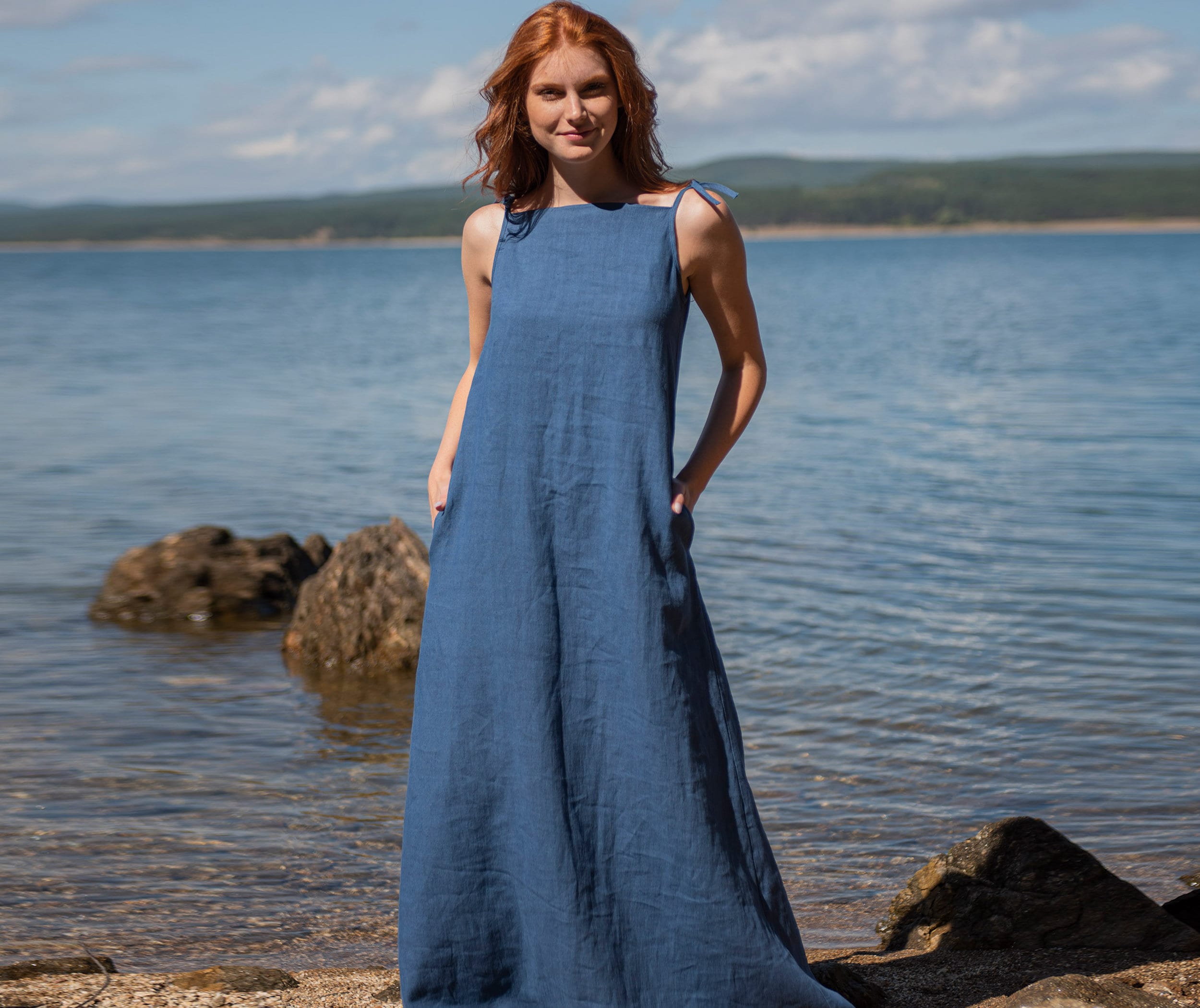 linen maxi