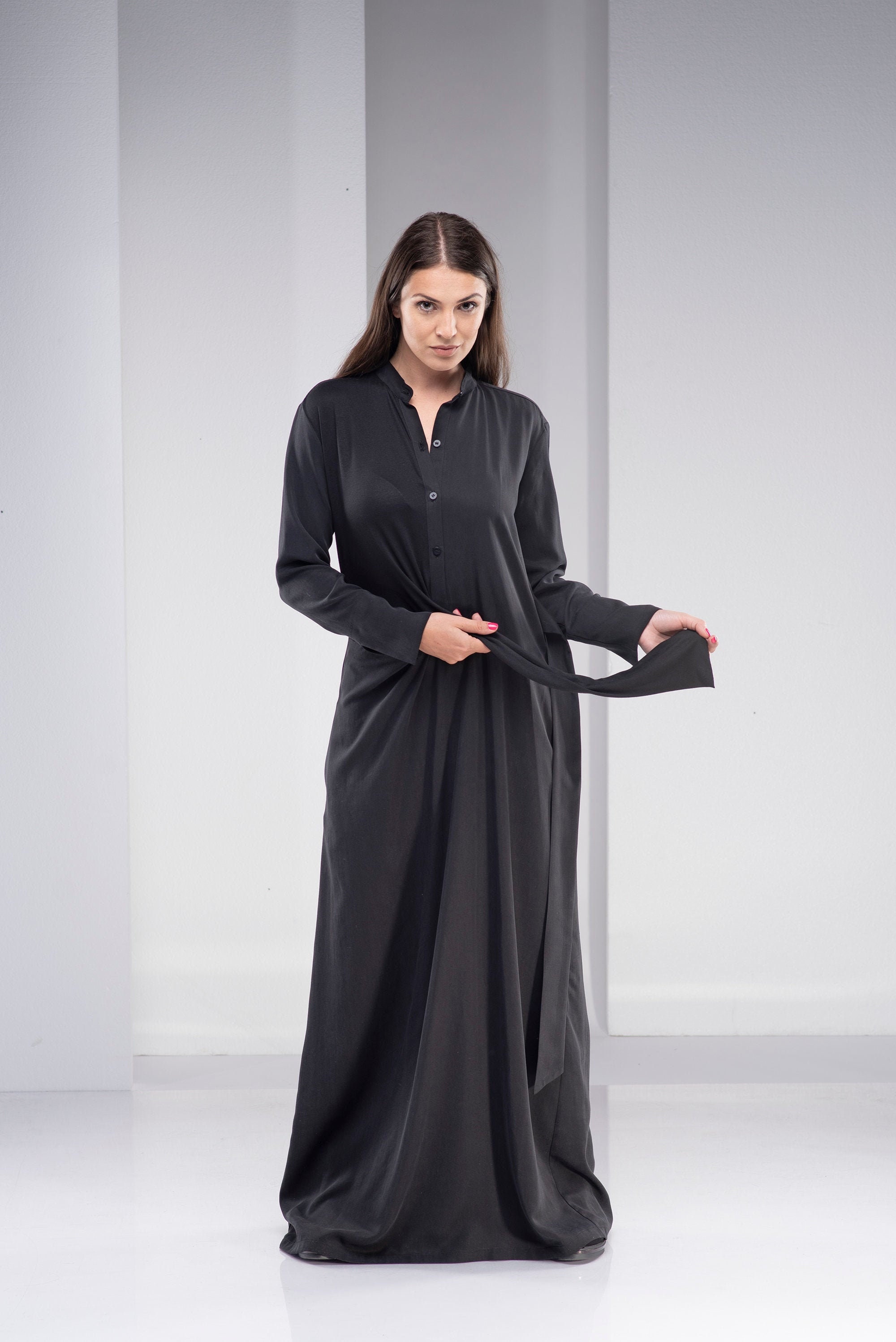 Maxi Dress for Women Black Maxi Dress Modest Maxi Dress | Etsy