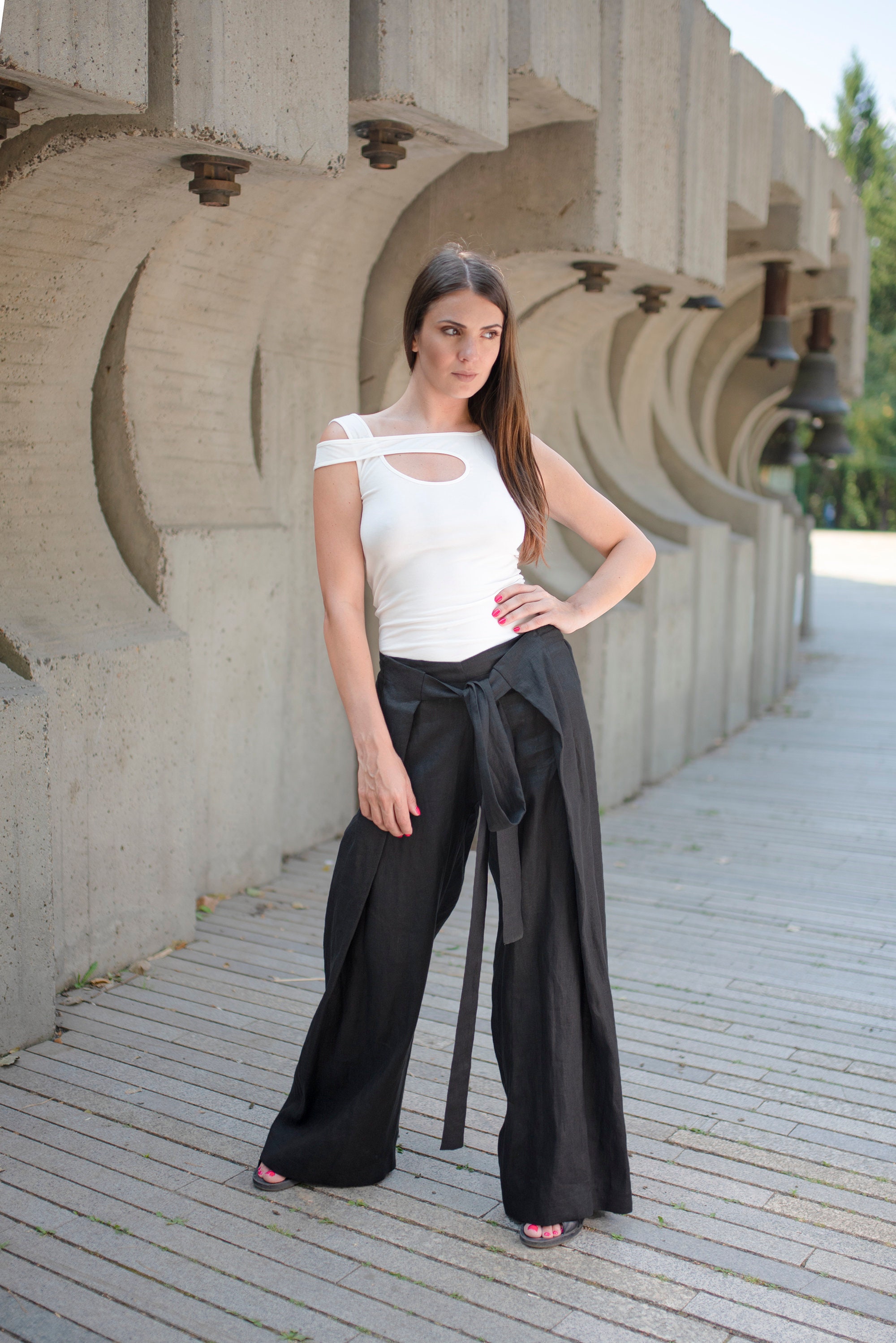 Wrap Trousers -  Canada