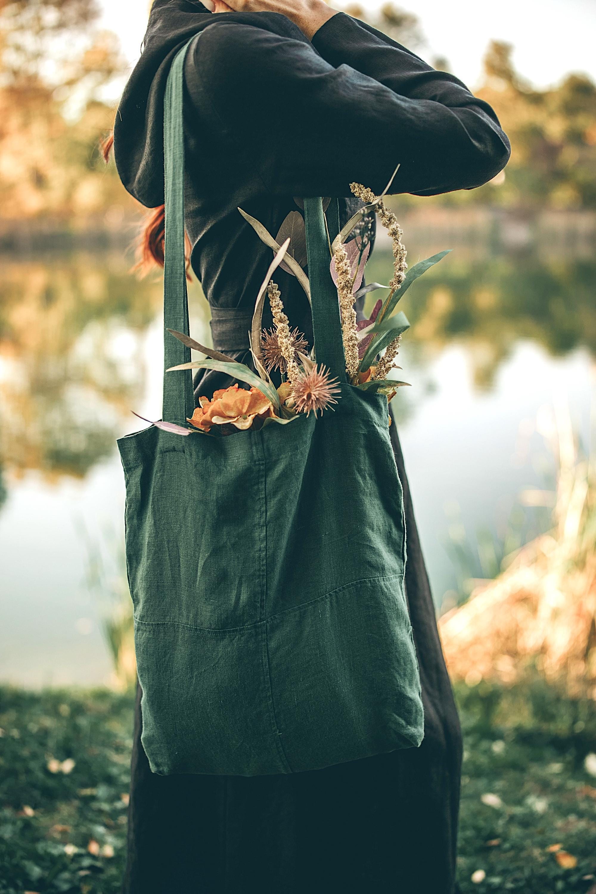 Sac à Main Femme En Cuir Mérinos - Fabriqué En Australie, Couleur Marron, Occasion