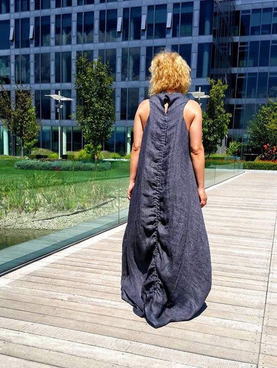 plus size linen maxi dresses