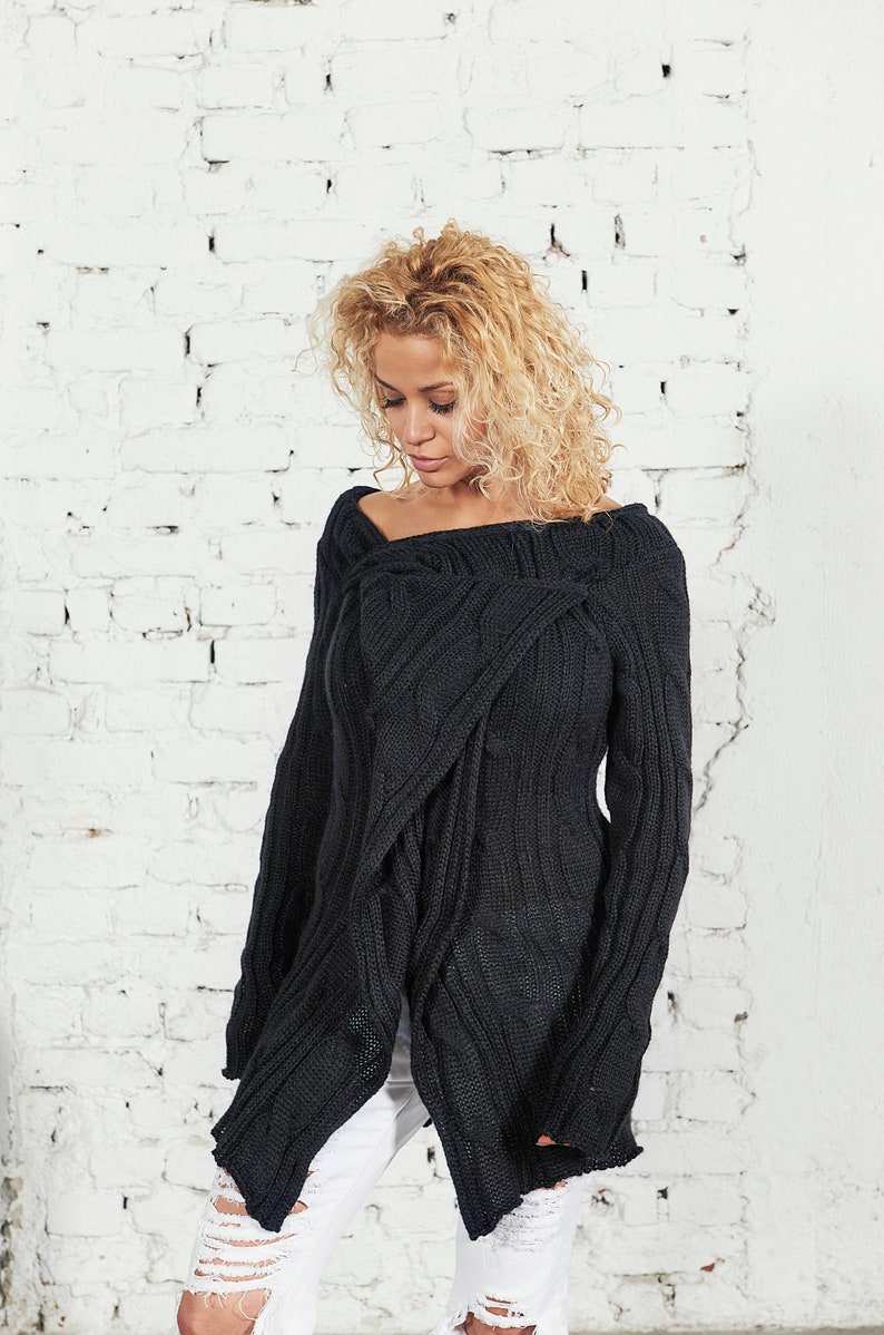 Oversize Sweater Women Gothic Clothing Plus Size Sweater | Etsy
