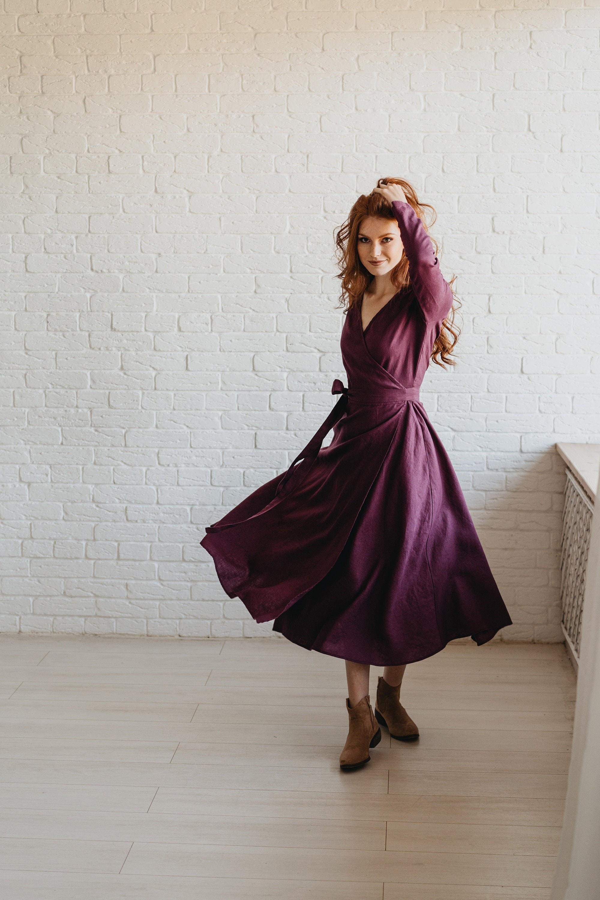 Flare Dress Purple Velvet Dress Forever 21 Forever 21 Dresses