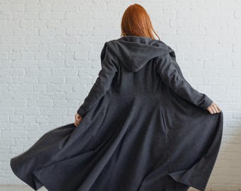 Manteau Femme Poignées Veste Long Beige Boutons Élégant Slim 22659