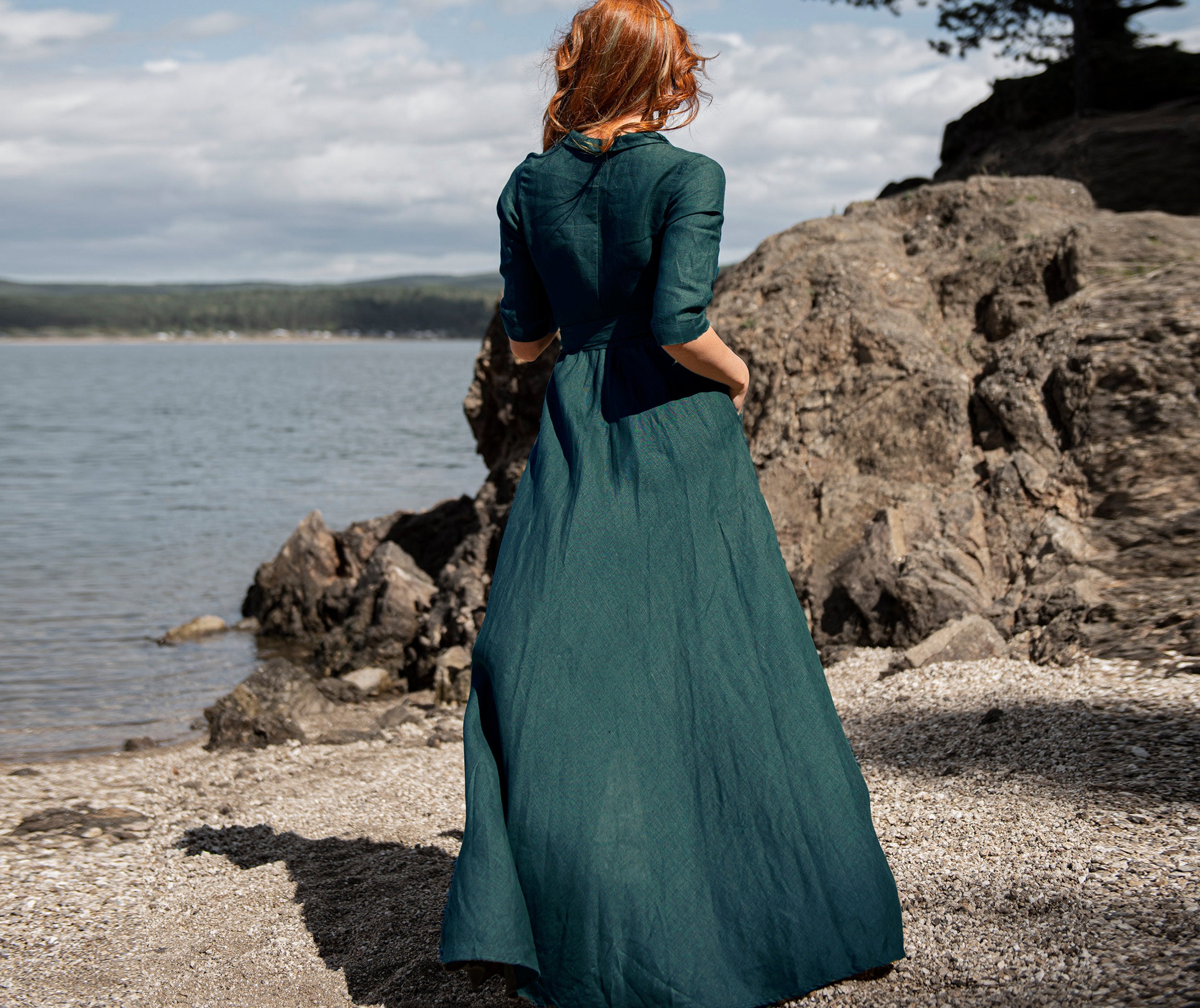 halter neck bridesmaid dress green Olive Bow Back Silk Satin Colors:Orange 790 Luxurious smooth satin feel leather monk strap Kannon's Clothing Raleigh Formalwear