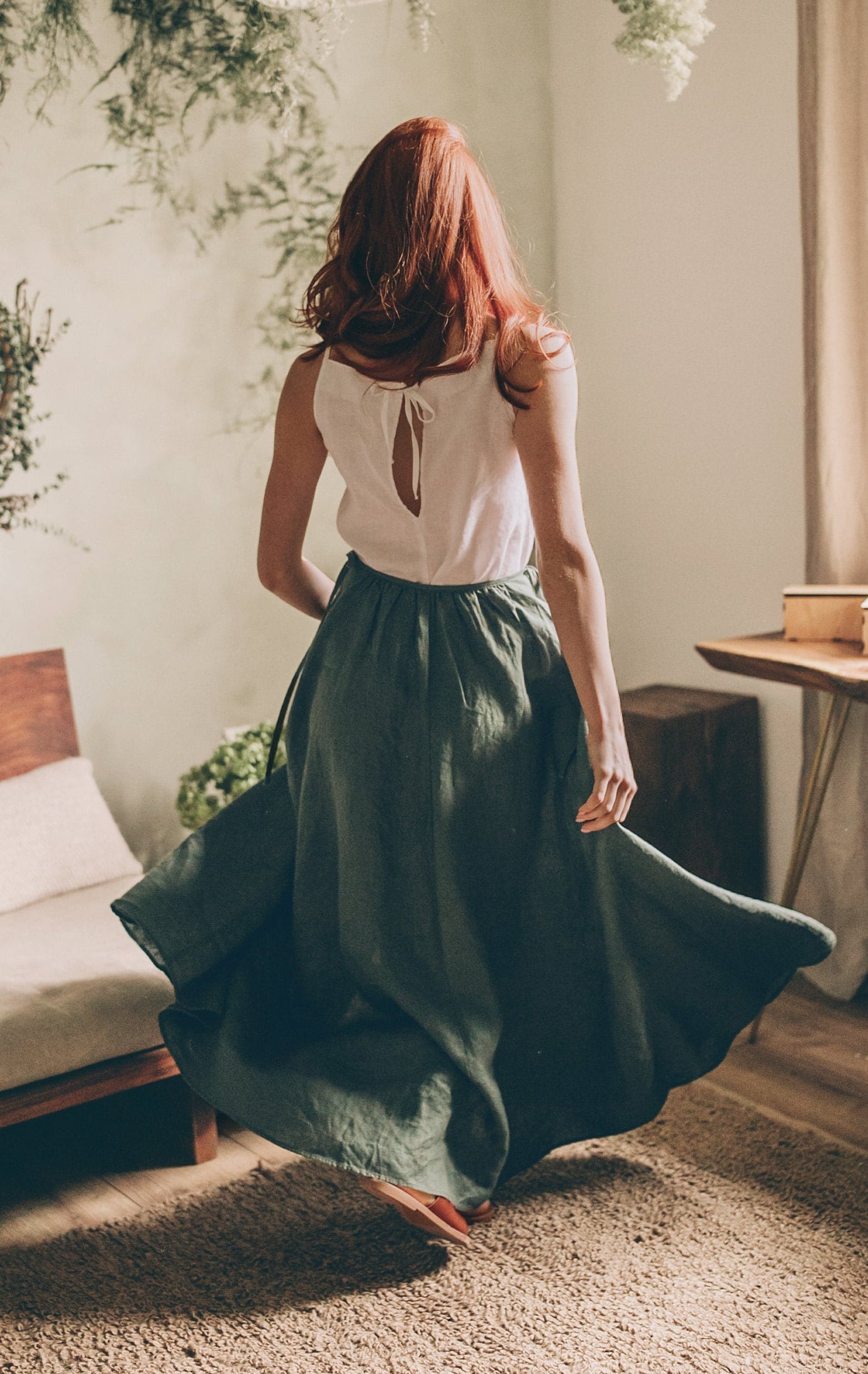 Vintage Pink Linen Cami Top, Square Neck Tank, Summer Clothing - Etsy