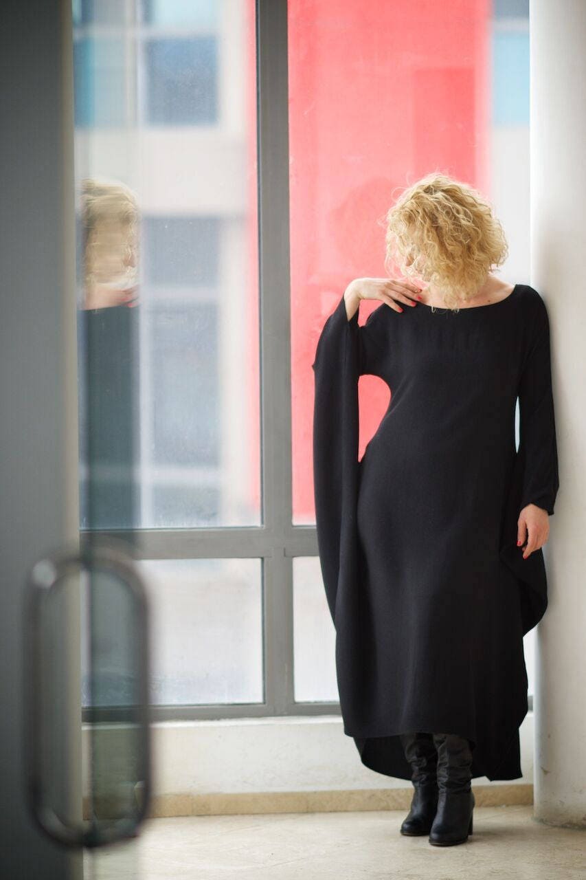 batwing maxi dress plus size Black Plus Cheesecloth Batwing Maxi Dress