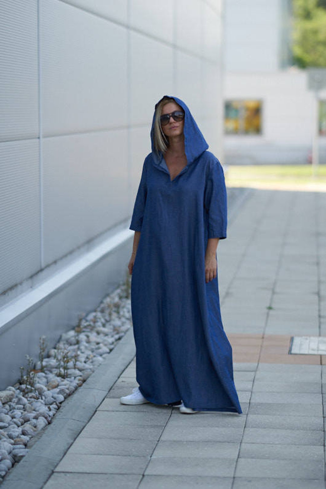 Summer Maxi Dress Denim Dress for Women Plus Size Maxi - Etsy