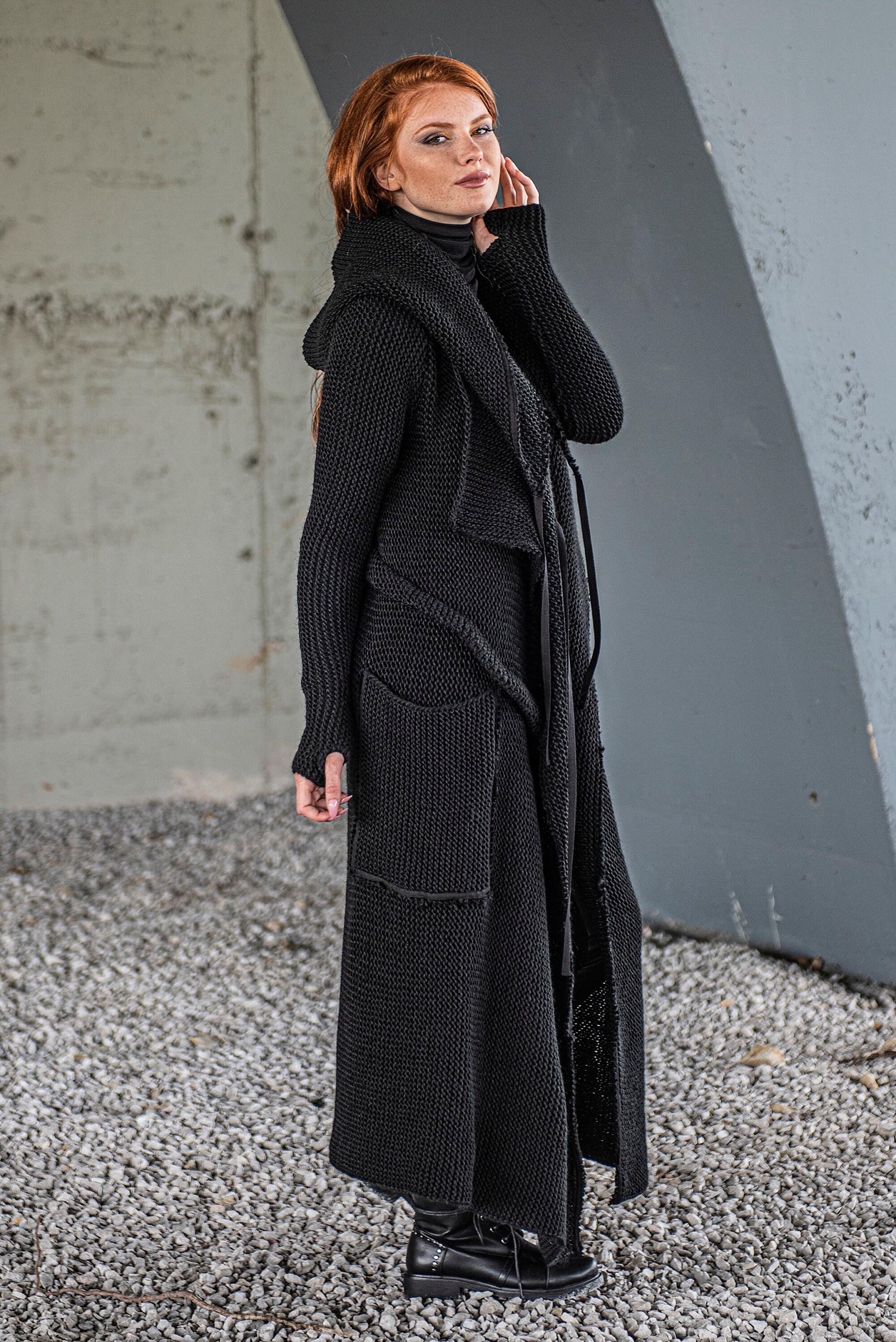 Long Sweater Coat Women Long Knit Coat 