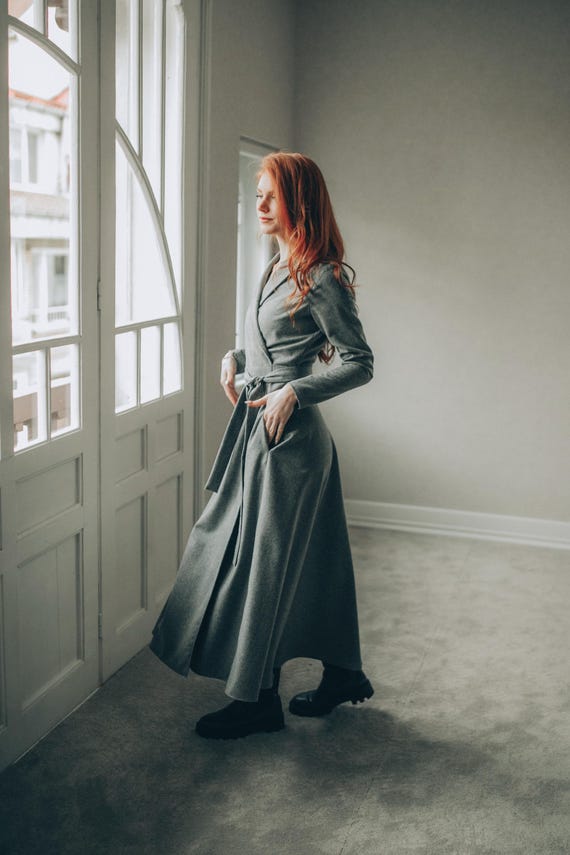 green emerald velvet dress Lorelei Shawl Collar Dress  Fleur Elize