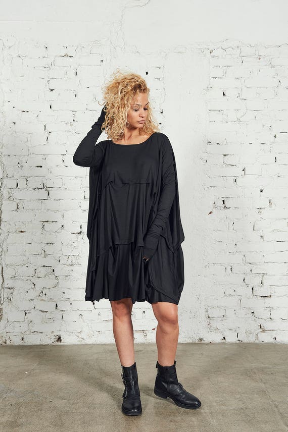 Women Dress Short Black Dress Plus Size Dress Cocktail Etsy