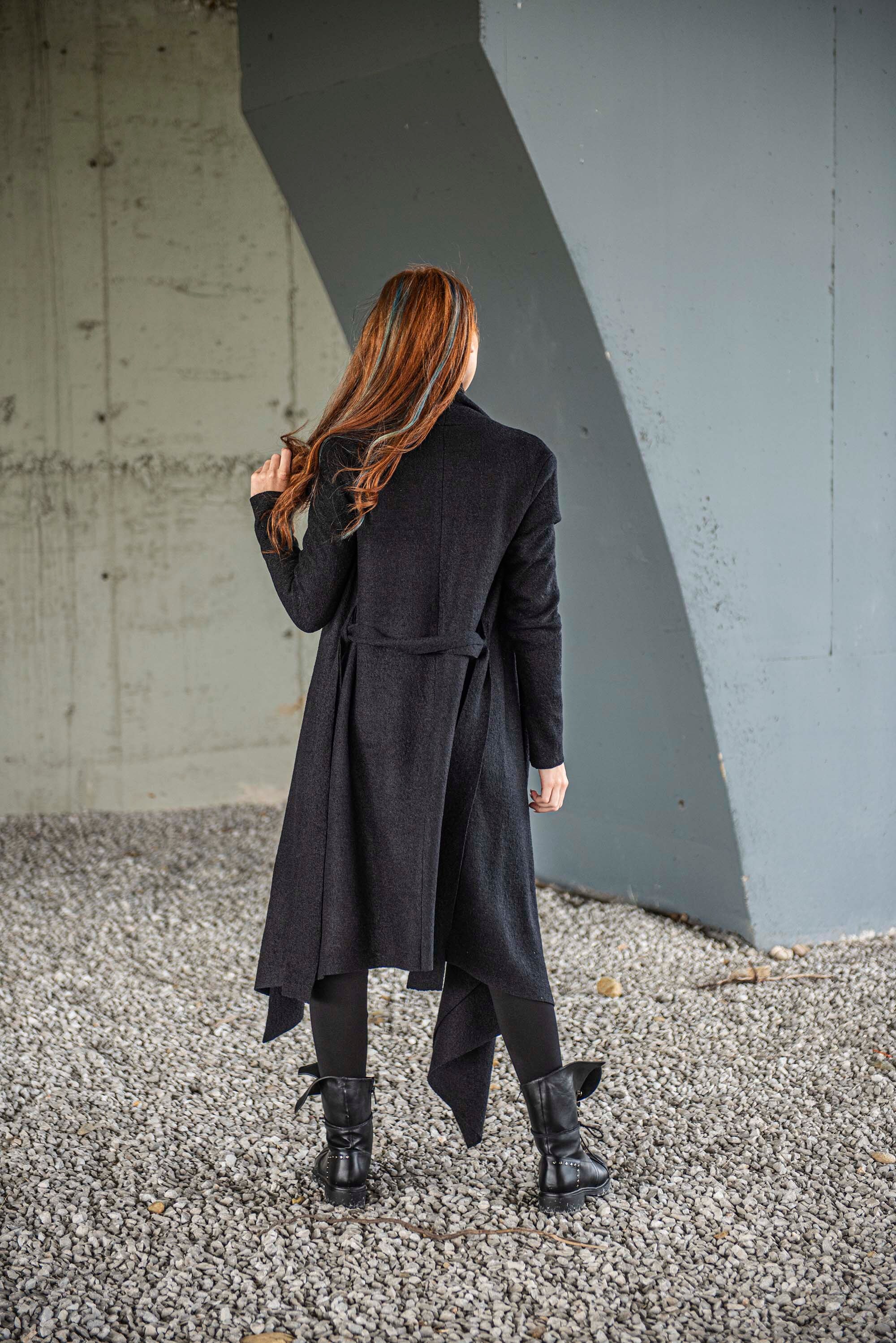 Long Sweater Coat Pink Coat for Women 