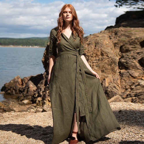 formal linen dress women Daisy Linen Dress main image 0