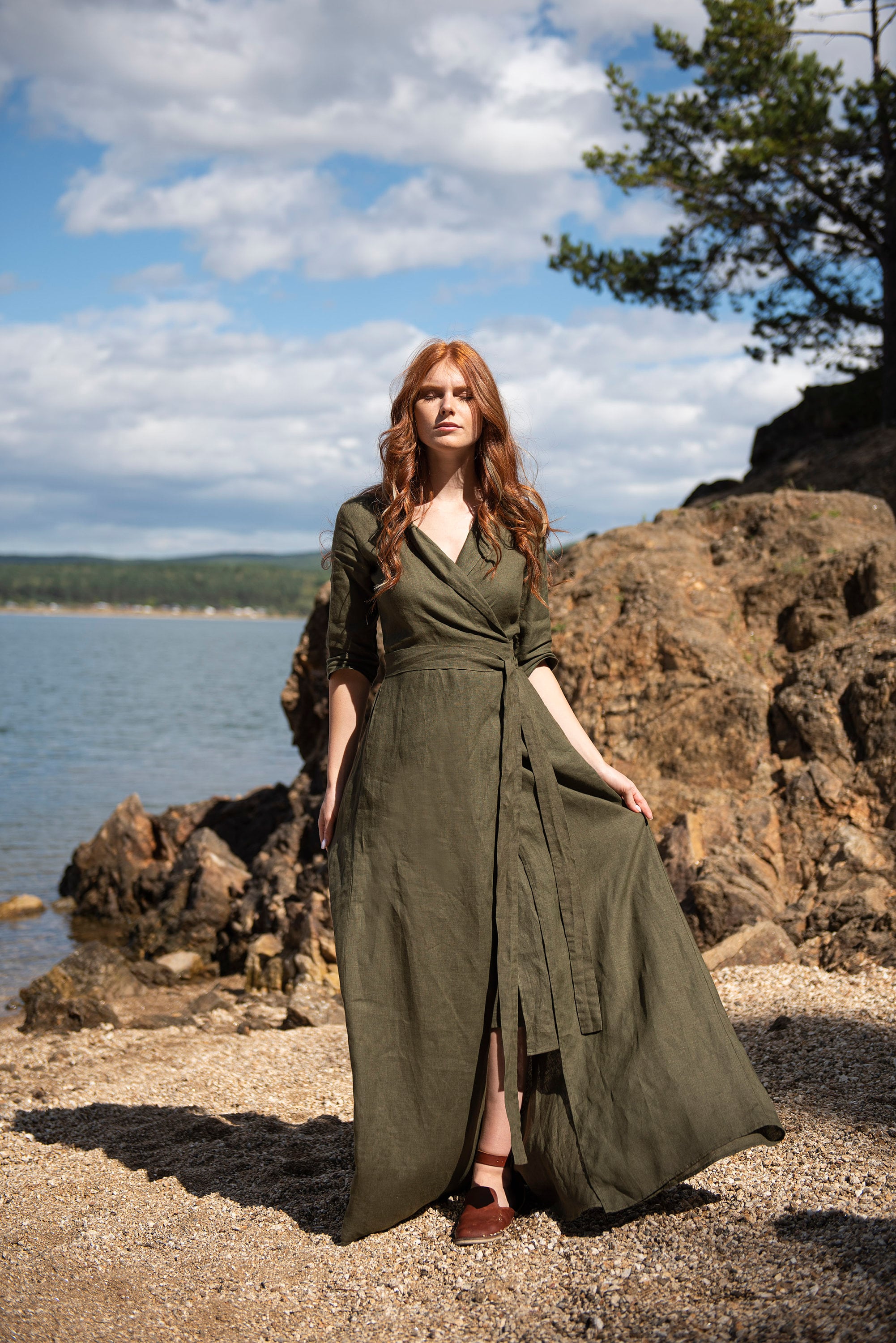 emerald green kimono dress Emerald Green Maxi Satin Kimono Robe/Dress