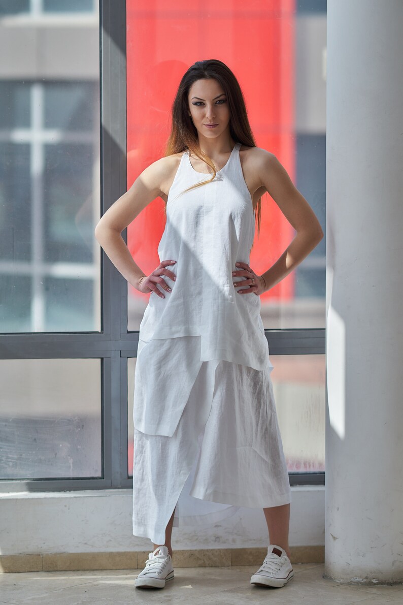 linen maxi dress plus size