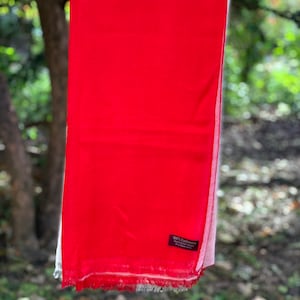 Red Luxurious Two toneHimalayan Pashmina scarf/shawl