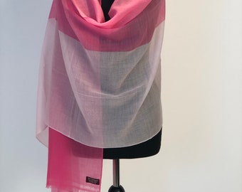 Valentinesgiftforher/Valentine’s day gif/Valentinesgift/giftforher Pink tone Pashmina/weddinggift/bridesmaidgift/birthdaygift