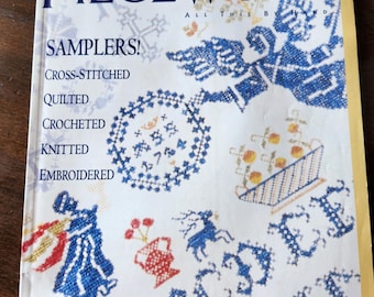 1997 "Piecework" All This By Hand. 80 pages. Vintage magazine. Quilted. Crosstitch. Embroidered. Knitted. Crocheted. Craft & History.