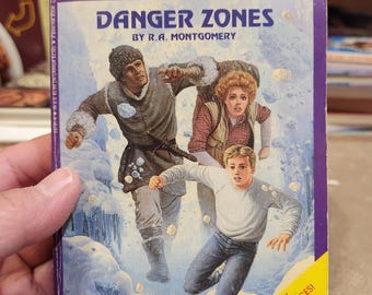 Choose Your Own Adventure Super Adventure #2 "Danger Zones" by R.A. Montgomery 1987 paperback