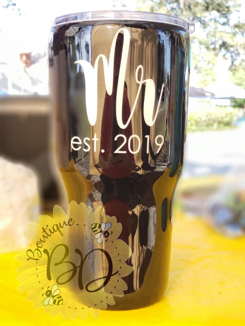 Bride and Groom Tumblers Wedding Tumblers I Do Wedding Etsy