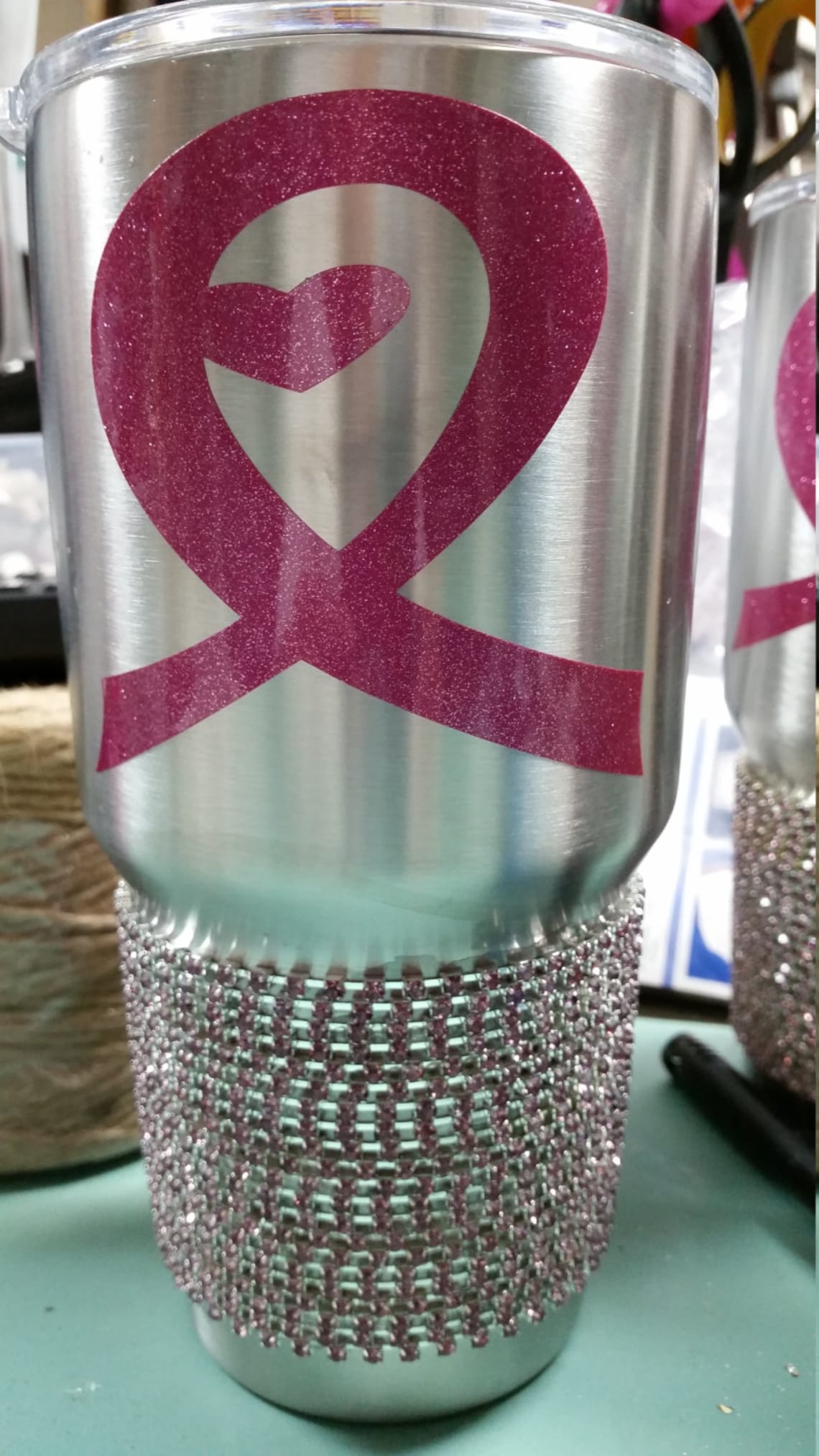 30 Ounce Breast Cancer Awareness Yeti Cup - Etsy