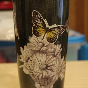 Travel Coffee Cups - Flowers and Butterflies