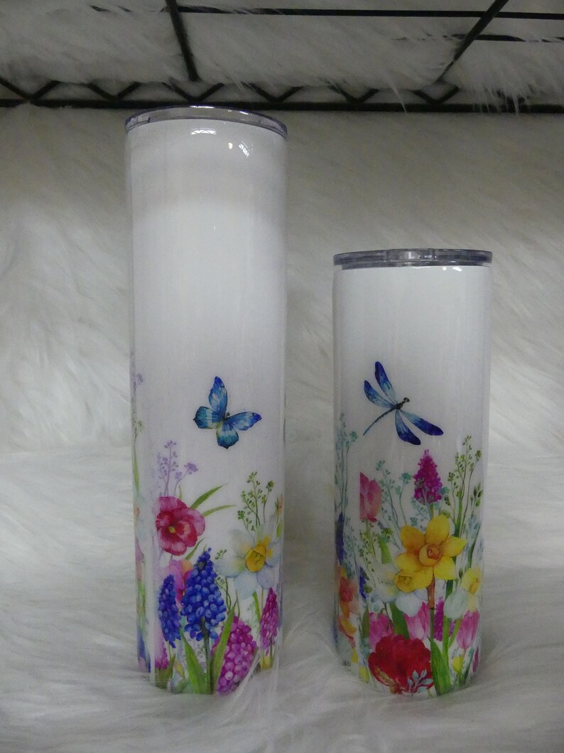 BlingGlitterandGems Magnolia Travel Tumbler - Thumbnail 4