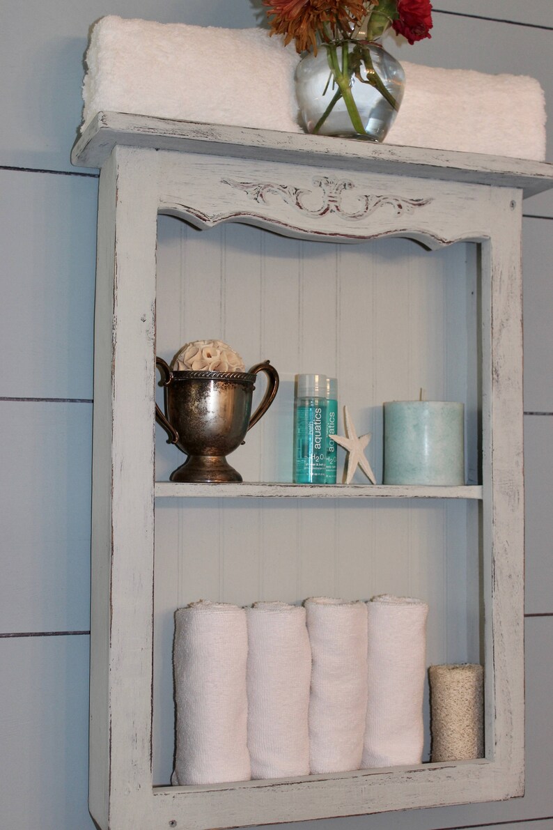 Architectural Farmhouse Bathroom Shelf Medicine With Etsy
