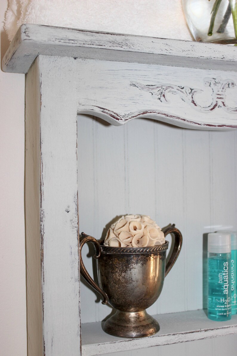 Architectural Farmhouse Bathroom Shelf Medicine With Etsy