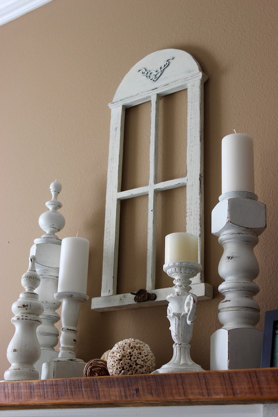 Farmhouse Cottage Arched Architectural Window Wall Decor ... Farmhouse Cottage Arched Window Wall Decor