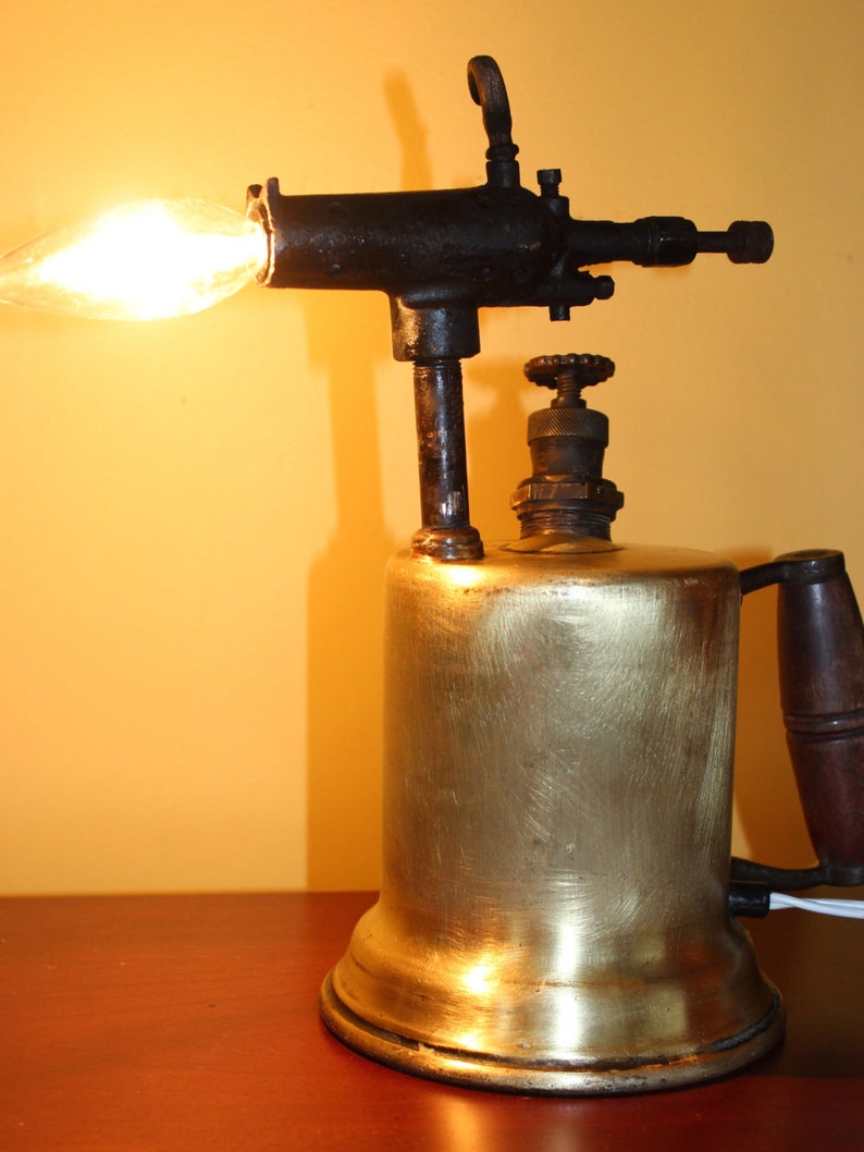 Spectacular Industrial Lighting Blow Torch Desk Lamp | Etsy