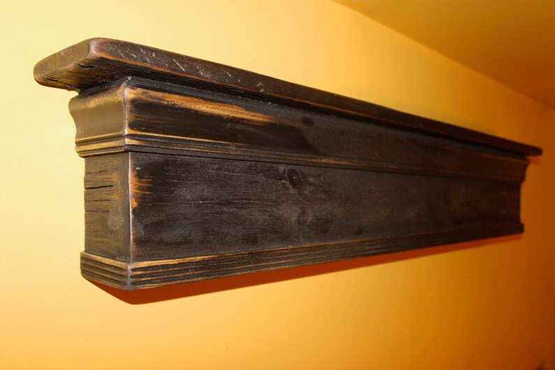 French Country Mantel Primitive Mantel Shelf Shabby Mantel Etsy
