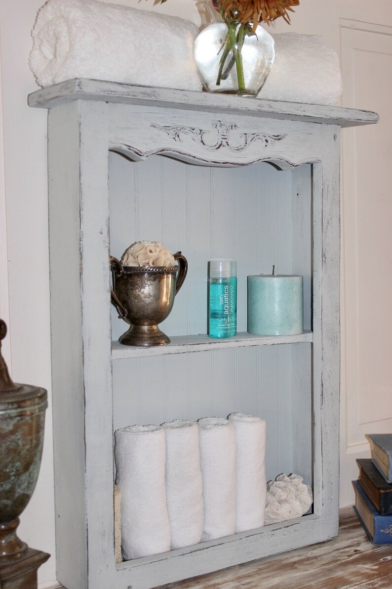 Architectural Farmhouse Bathroom Shelf Medicine With Etsy