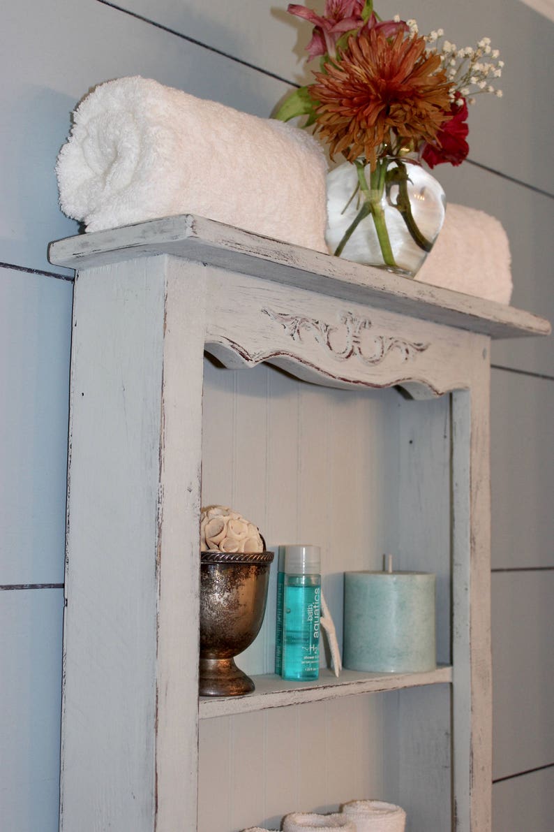 Architectural Farmhouse Bathroom Shelf Medicine With Etsy
