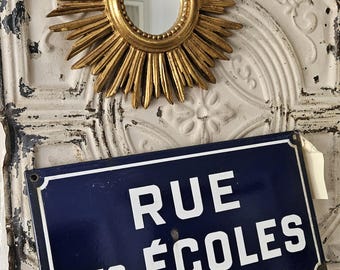 Brocante: Old French street sign